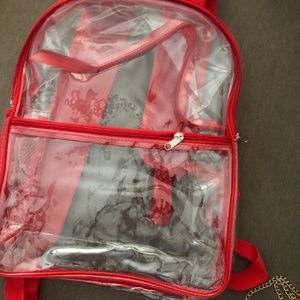 Clear backpack
